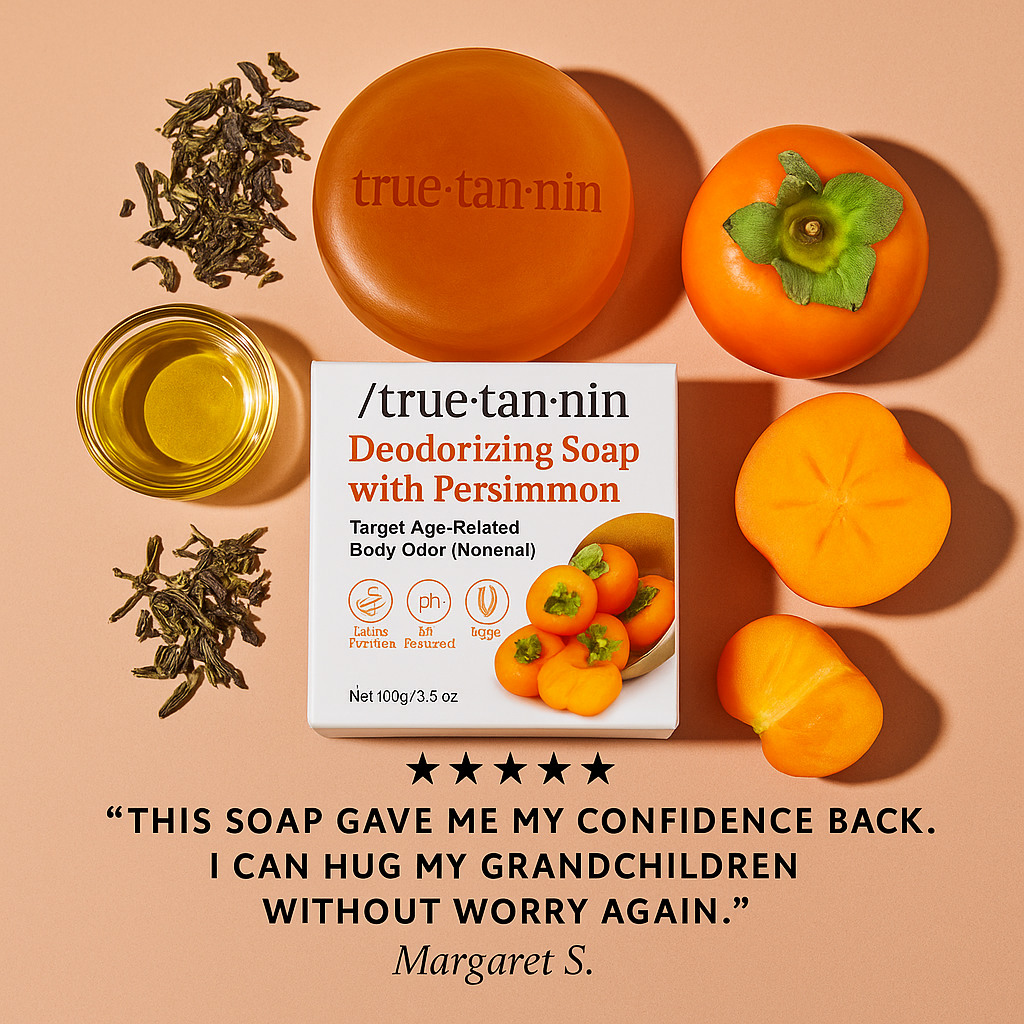 Deodorizing Soap with Persimmon
